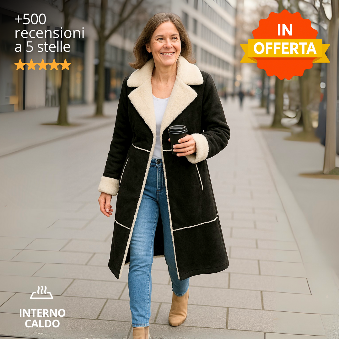 Cappotto con interno caldo e morbido